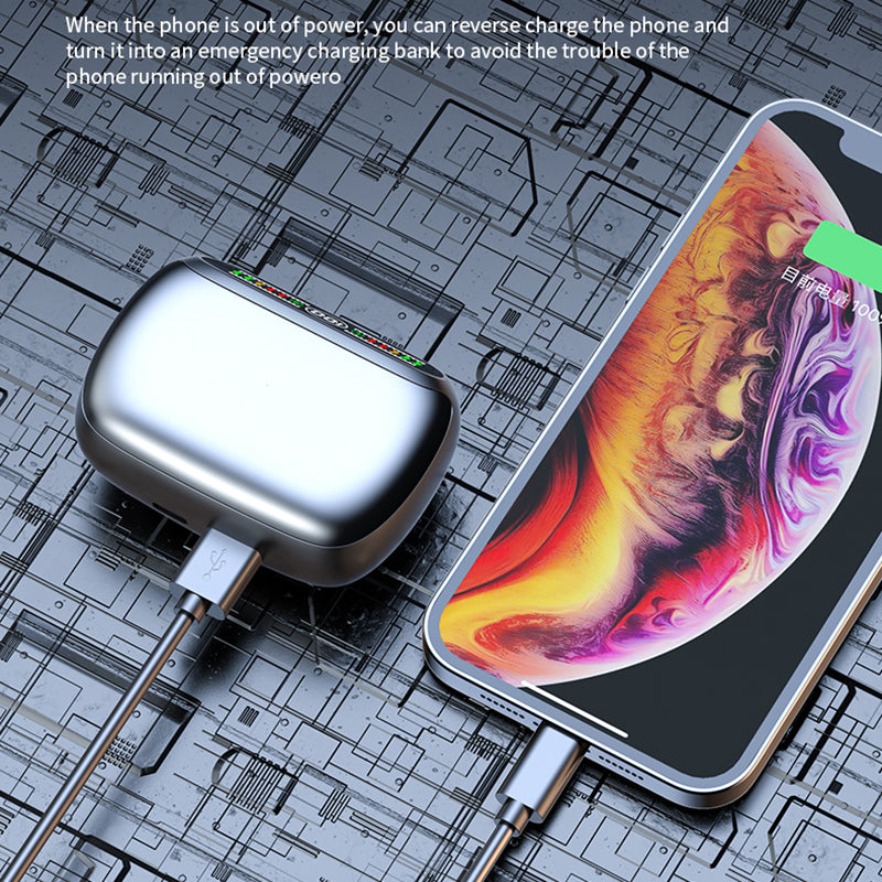 BQ50 Slide Cover In-Ear Bluetooth Headset LED Digital Display TWS Earbuds with Breathing Light Power Bank Function BQ50 Slide Cover In-Ear Bluetooth Headset LED Digital Display TWS Earbuds with Breathing Light Power Bank Function